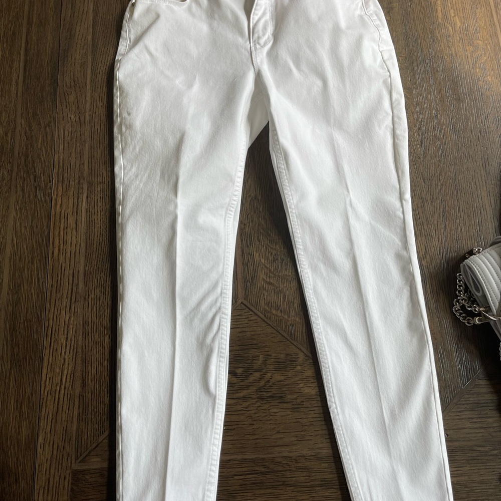 White Jeans, High Rise, Skinny, White House Black Market, Size 4P